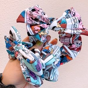 2 Fashion Mickey Mouse Scrunchies